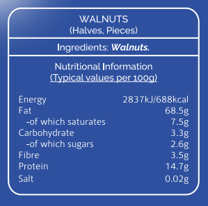Walnuts - Halves 1kg