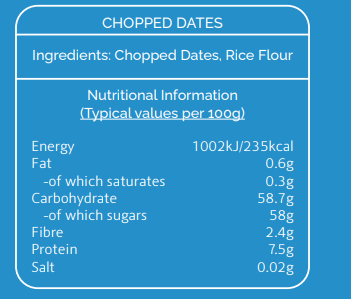 Dates - Chopped 3kg