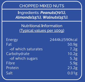 Chopped Nuts 6 x 1kg