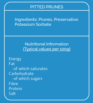 Prunes - Pitted 3kg